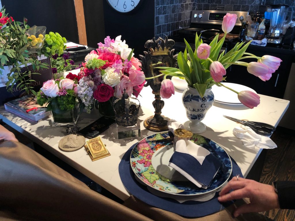 Photo shoot at Deborah Ismail's studio for new Cal-a-Vie Cookbook. (Photo by Shelby Hodge)