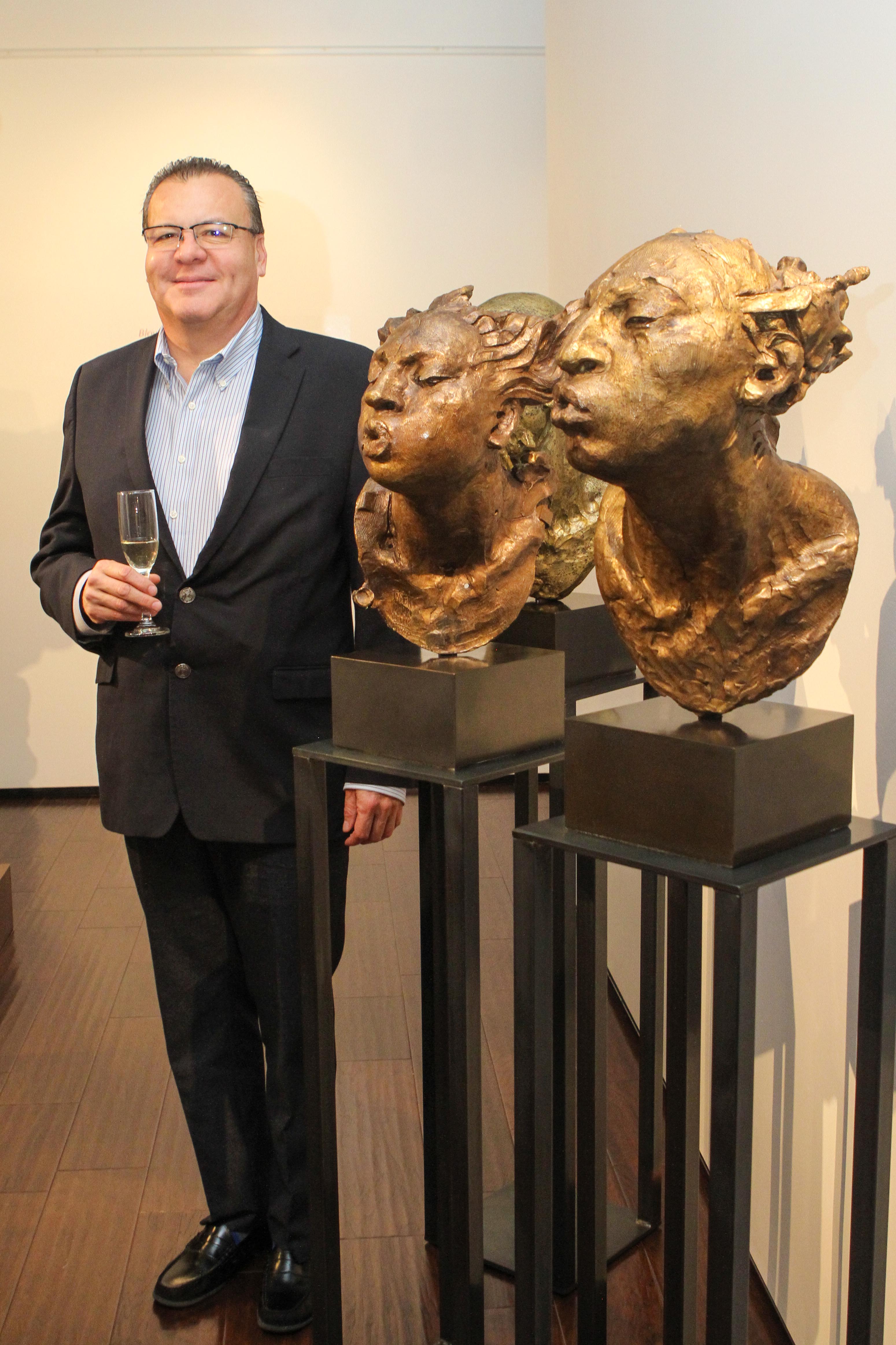Art of the World Gallery Javier Marín exhibition opening Photo by Chris P. Bachman