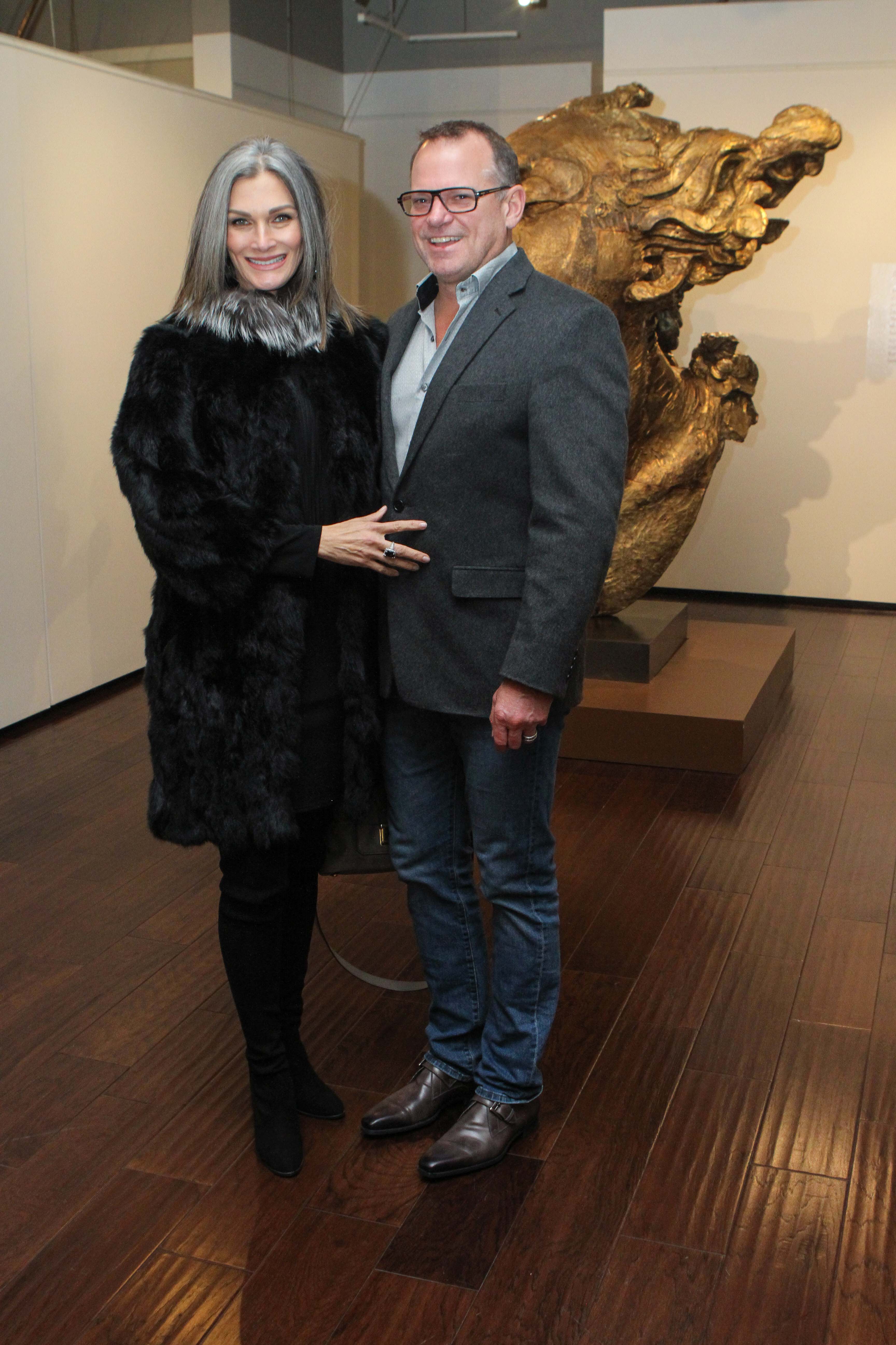 Art of the World Gallery Javier Marín exhibition opening Photo by Chris P. Bachman