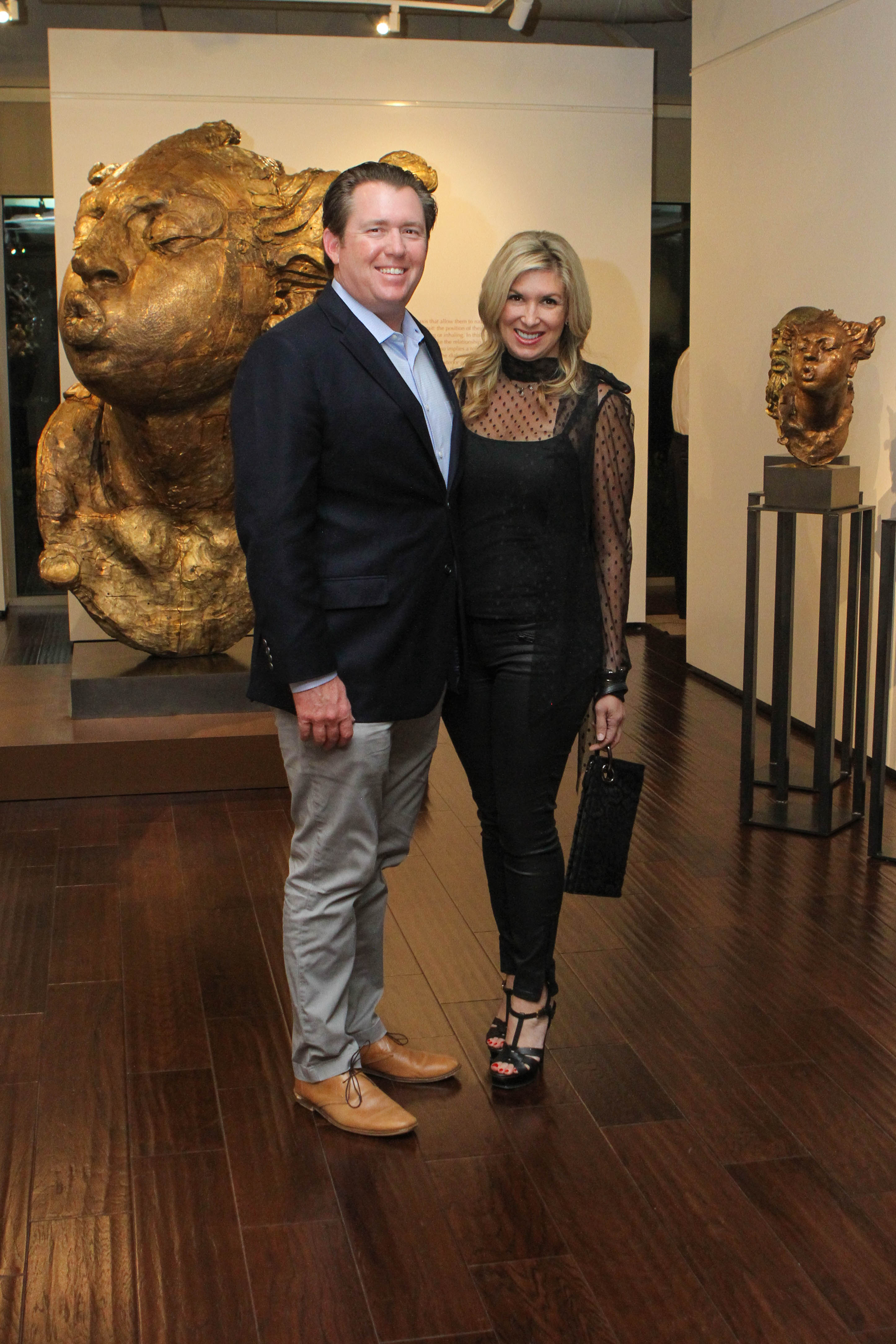 Art of the World Gallery Javier Marín exhibition opening Photo by Chris P. Bachman