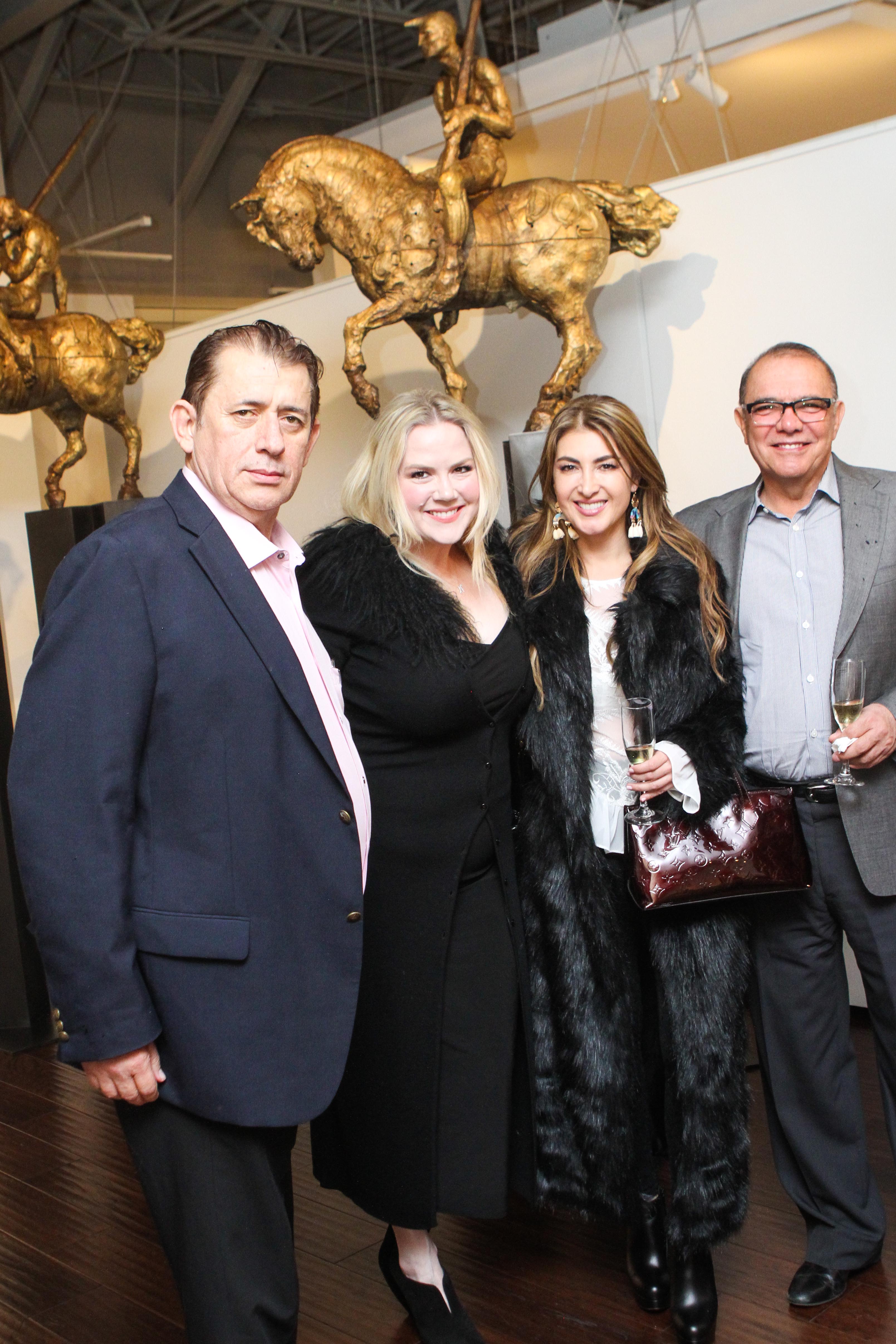 Art of the World Gallery Javier Marín exhibition opening Photo by Chris P. Bachman