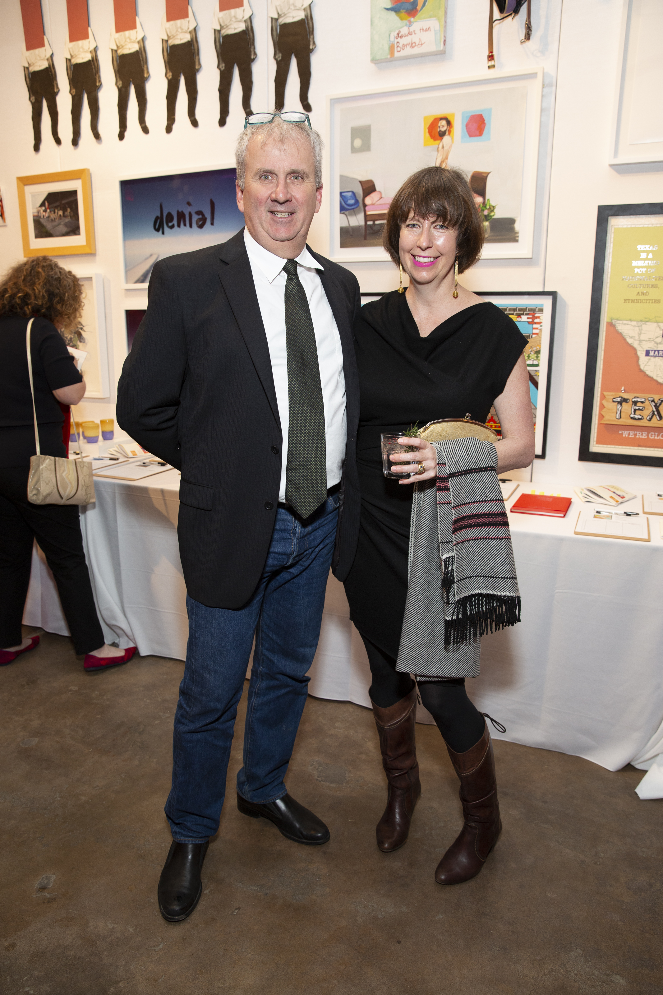 The Glasstire Party (Photo by Jenny Antill Clifton and Johnny Than)