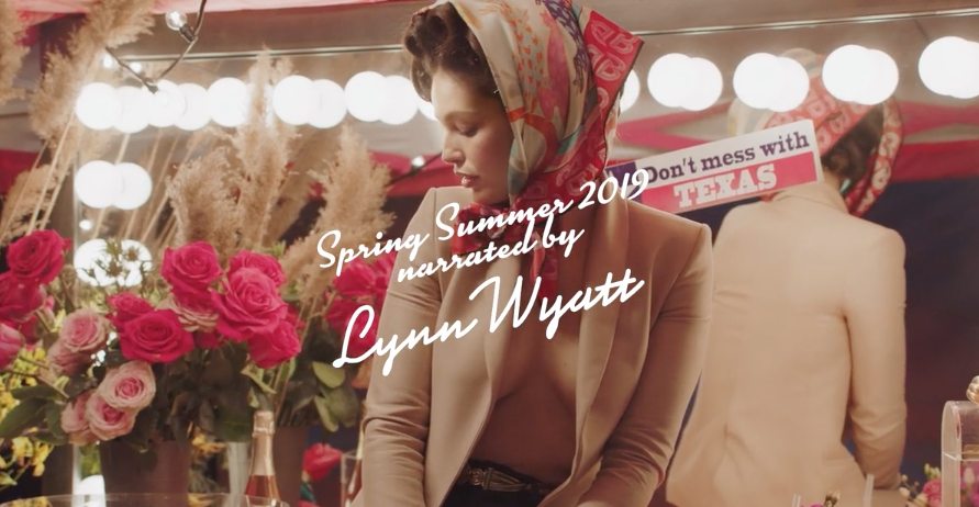 Brandon Maxwell ad campaign narrated by Lynn Wyatt