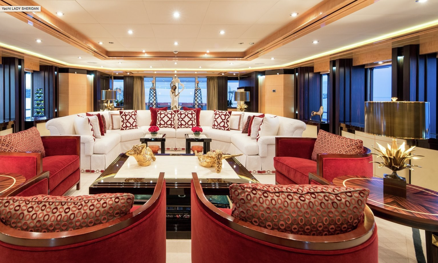 biggest yacht in the world interior