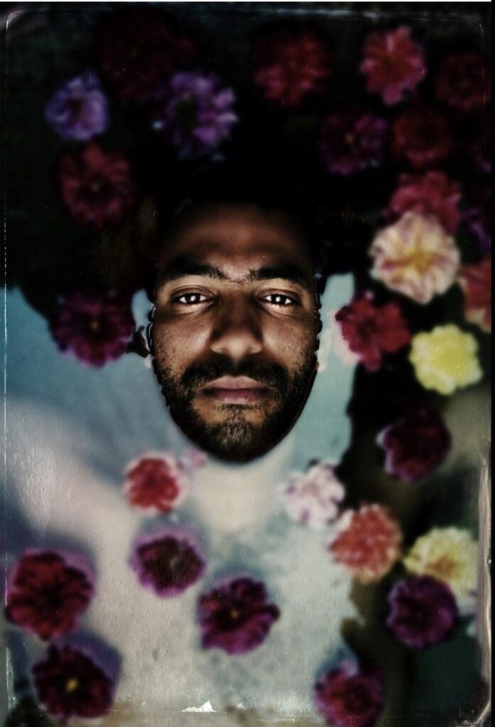 Maggie Steber's "Man Born from Blossoms: Secret Garden of Lily LaPalma," 2015. Estimated value $1,500.
