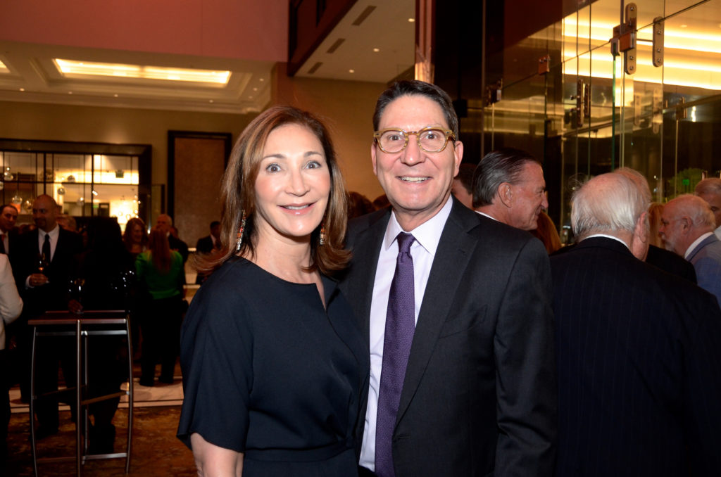 Soraya & Scott McClelland at the Communities in Schools dinner at The Post Oak Hotel. (Photo by Roswitha Vogler)