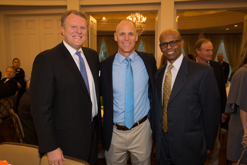 Lance Berkman interviews Jose Altuve at SpringSpirit Baseball Breakfast of Champions (Photo by Jack Perry)