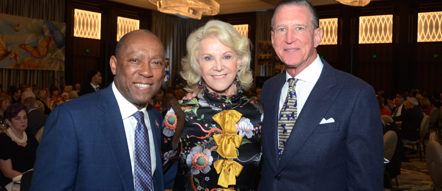 Sylvester Turner, Elaine Wynn, Charles Tate (Photo by Roswitha Vogler)