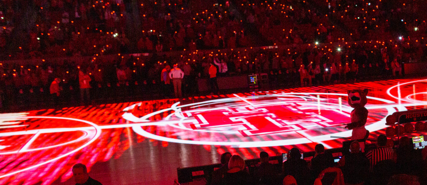 UH Cougars basketball (Photo by F. Carter Smith)