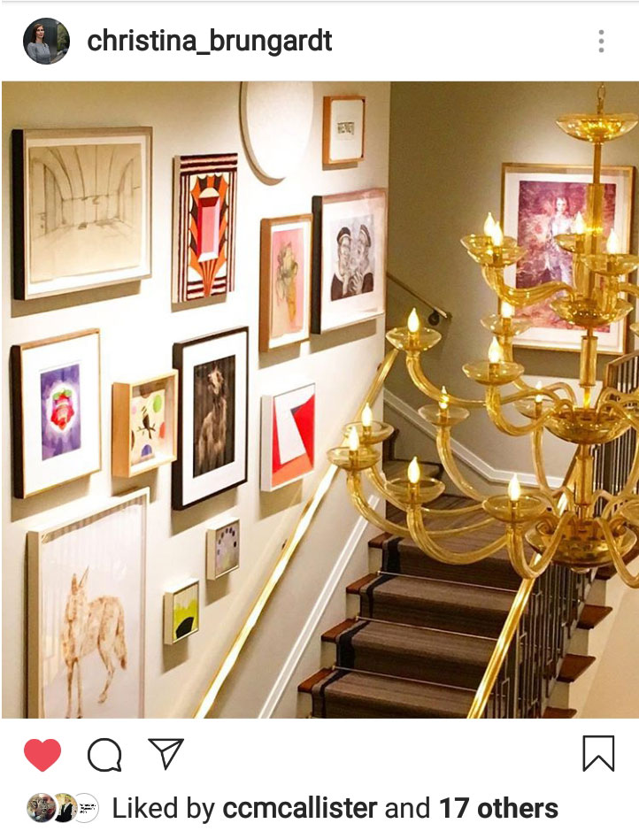 Interim museum director Christina Brungardt Instagrammed the experience.