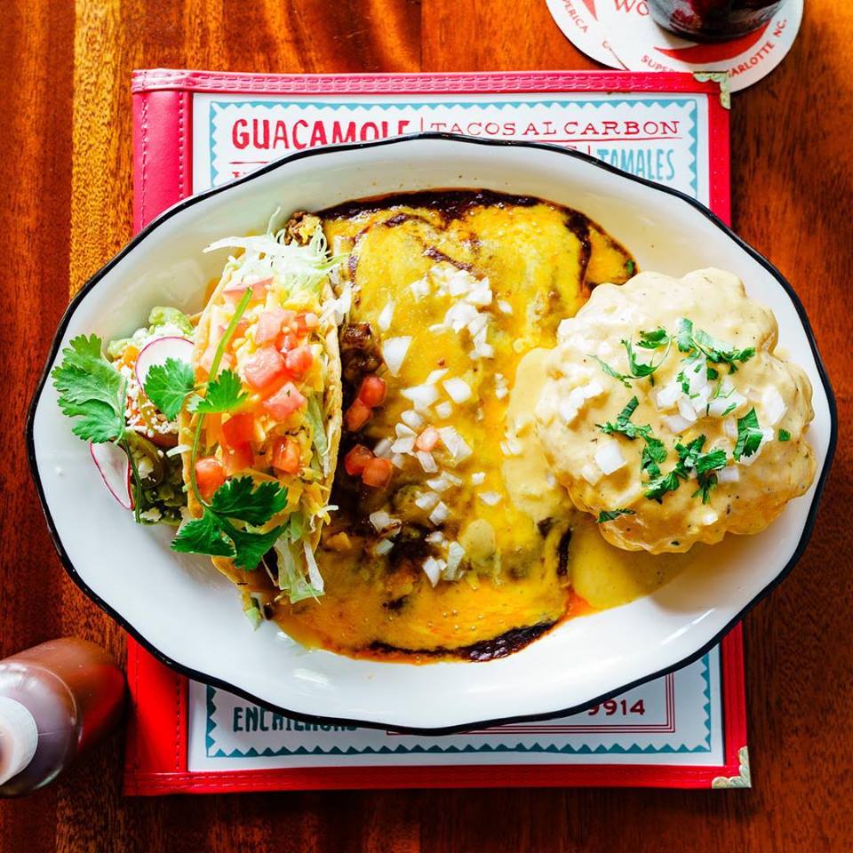 Superica features the traditional Tex-Mex plate. 