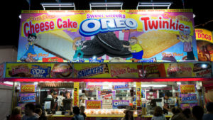 Houston rodeo food stand