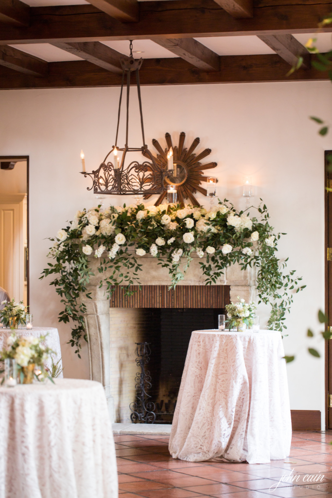 The wedding was an affair of understated elegance. (Photo by John Cain Photography)