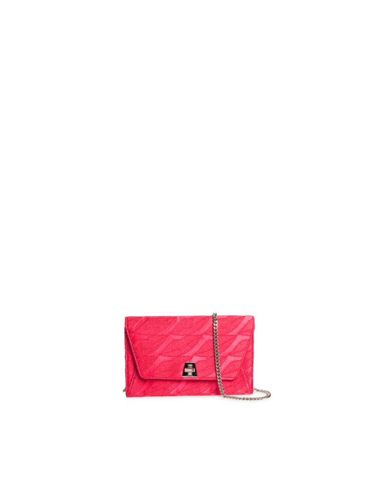 Akris Envelope in Embroidered Lips, $1,190