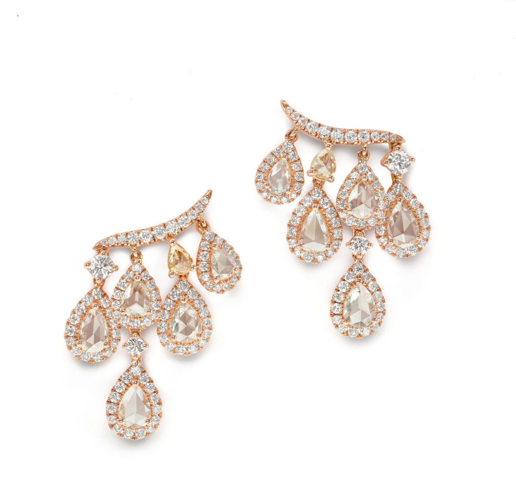 Patek Phillipe at deBOULE, de Boulle Collection Rosette Earrings, $27,250
