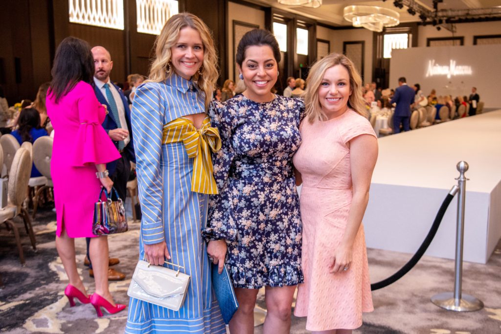 Lindsey Zorich, Nicole Katz, Stacy Johnson at the 2019 Best Dressed Luncheon at the Post Oak Hotel. (Photo by Michelle Watson/CatchlightGroup.com)