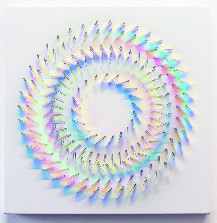 Chris Wood's "C #11," 2018 (Courtesy Laura Rathe Fine Art)