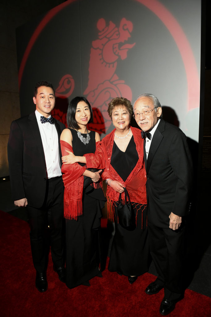 Robert Gondo & Jaewon Kang, Kathy & Glen Gondo at Tiger Ball 2019. (Photo by Daniel Ortiz)