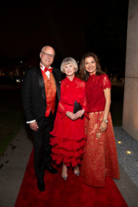 Tripp Carter, Nancy C. Allen, Bonna Kol at Tiger Ball 2019. (Photo by Jenny Antill Clifton)