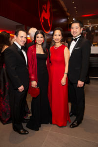 Chris & Kristy Bradshaw, Janae & Ken Tsai at Tiger Ball 2019. (Photo by Jenny Antill Clifton)
