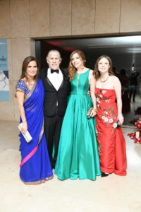 Davana Petree, Trammell Crow, Angel Bryant, Isabella Crow at Tiger Ball 2019. (Photo by Daniel Ortiz)