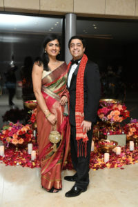 Ishwaria & Vivek Subbiah at Tiger Ball 2019. (Photo by Daniel Ortiz)
