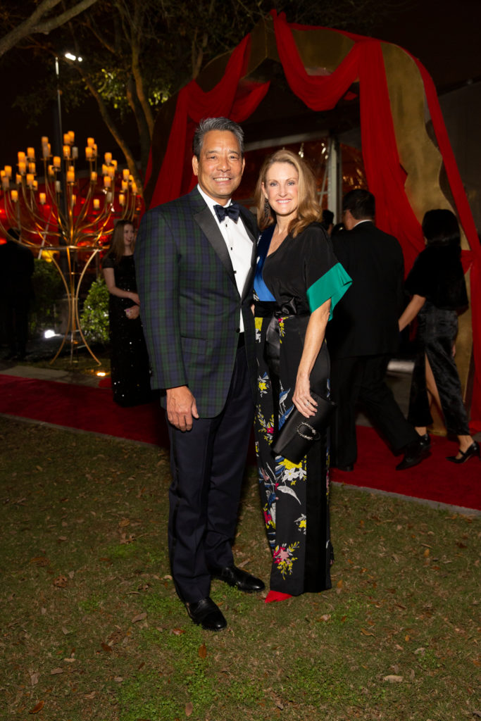 Frank & Stephanie Tsuru at Tiger Ball 2019. (Photo by Jenny Antill Clifton)