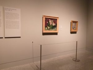 A pair of canvases of flowers in “Vincent van Gogh: His Life in Art” at the MFAH underscores the painter’s affinity with earlier Dutch masters. Says curator David Bomford, “You can’t take the still life out of a Dutch painter.”  Shown: “Roses and Peonies” and “Vase with Gladioli and Chinese Asters,” both from 1886.