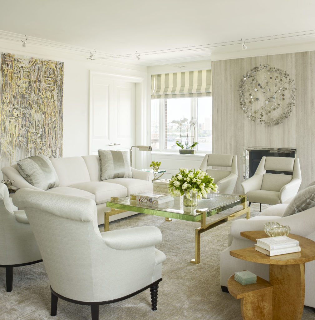 A light-filled living room.