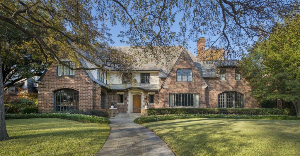 1918 Hal Thompson-designed house on the Park Cities Historical Preservation Society home tour