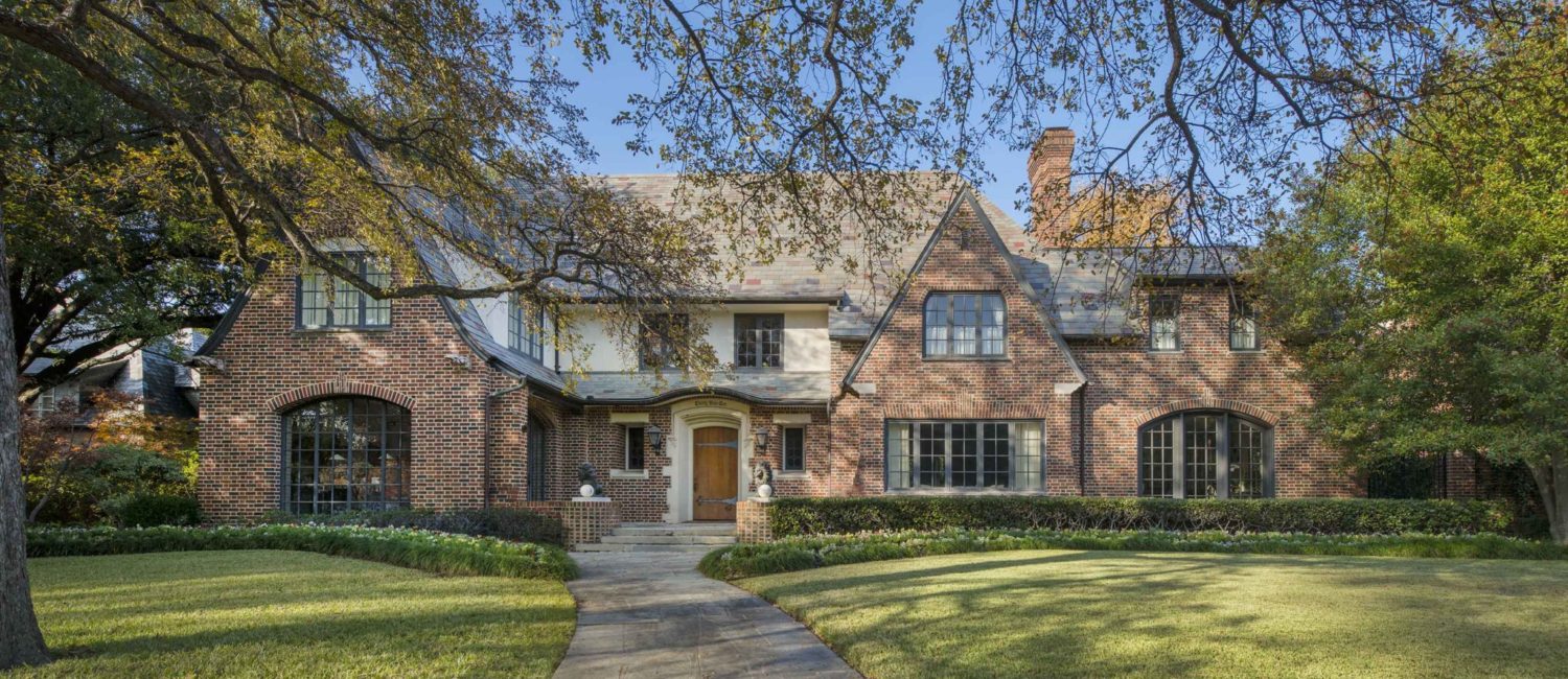 1918 Hal Thompson-designed house on the Park Cities Historical Preservation Society home tour