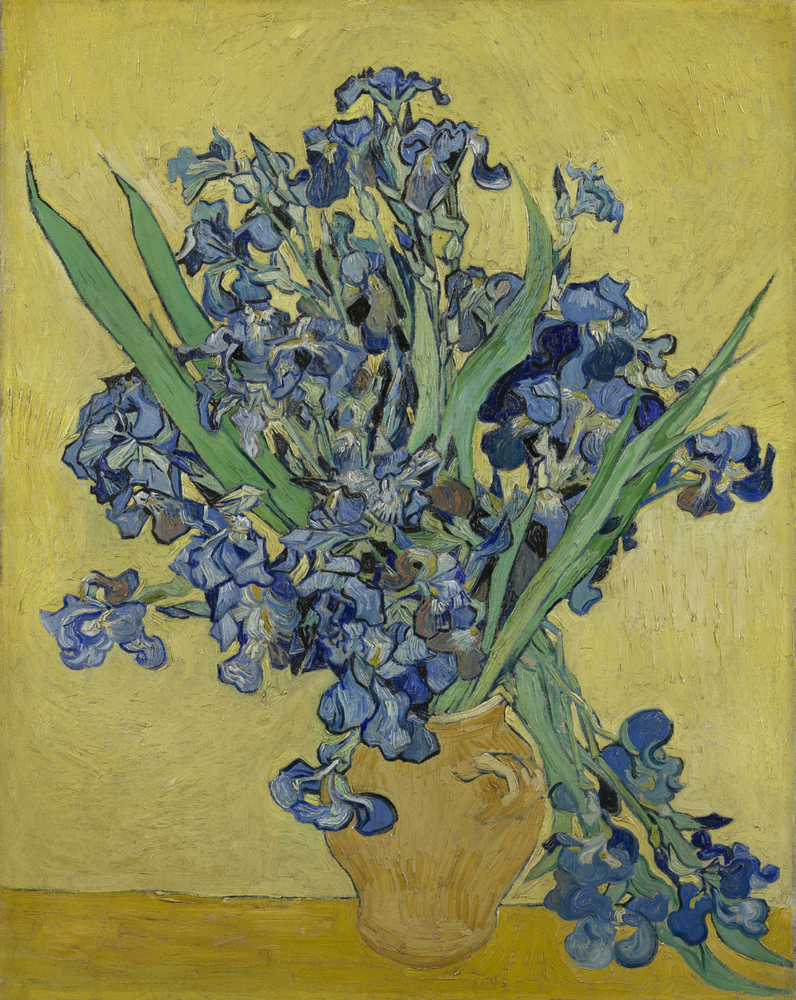 What’s a Van Gogh show without this canvas from the last year of his life: “Irises,” 1890. (Collection Van Gogh Museum, Amsterdam. Vincent Van Gogh Foundation)