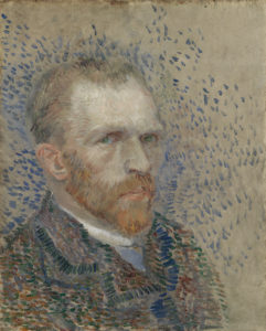 The artist’s “Self-Portrait,” 1887. The MFAH is the sole American venue for this rare exhibition featuring more than 50 canvases and drawings culled from the two museums that hold the biggest trove of Van Gogh work in the world. (Collection Van Gogh Museum, Amsterdam. Vincent Van Gogh Foundation)
