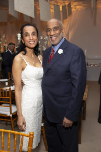 Alison Leland, Gerald Smith at Studio Menil’s Paper Ball (Photo by Jenny Antill Clifton)