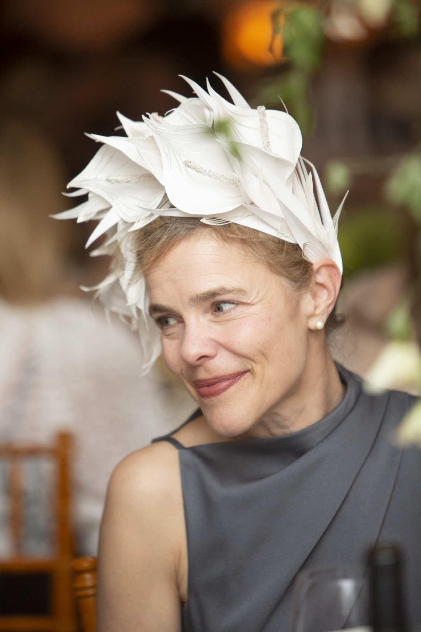Alison Weaver at Studio Menil’s Paper Ball (Photo by Jenny Antill Clifton)