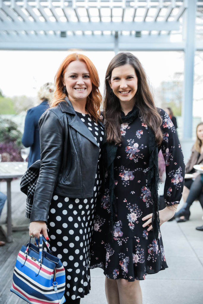 Amanda Johansen, Kimberly Clark at the Dress for Success Models of Success event. (Photo by Johnny Than)