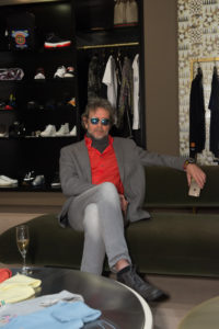 Artist Andre Fafara (Photo by Emile C. Browne)