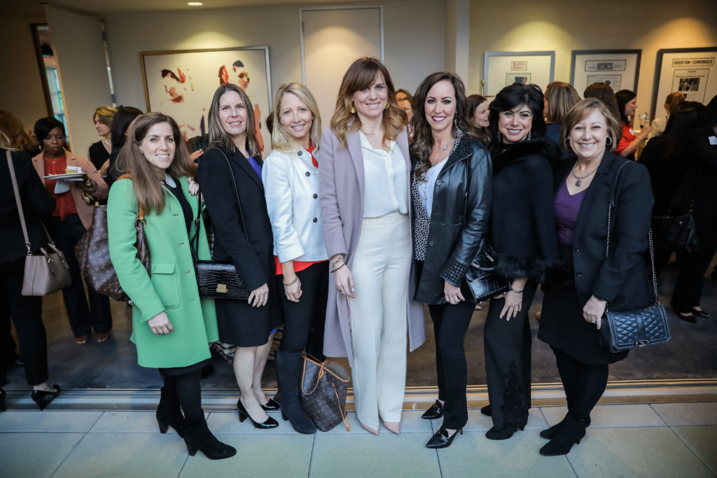 Audrey Fersten, Jennifer Briscoe, Christie Amezquita, Jillian Nel, Annette Santamaria, Christine Johnson, Cheri Carborara at the Dress for Success Models of Success event. (Photo by Johnny Than)