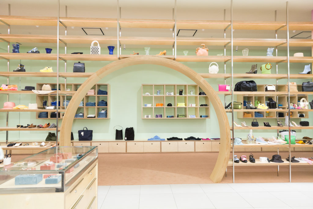 Forty Five Ten in The Shops at Hudson Yards in New York designed by Snarkitecture. (Photo by Yvonne Tnt/BFA.com)