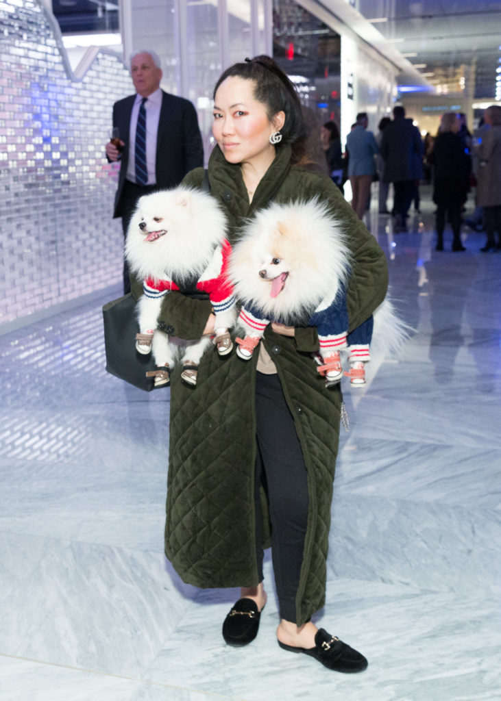 Chong Cha at the Forty Five Ten opening in Manhattan's Hudson Yards. (Photo by Yvonne Tnt/BFA.com)
