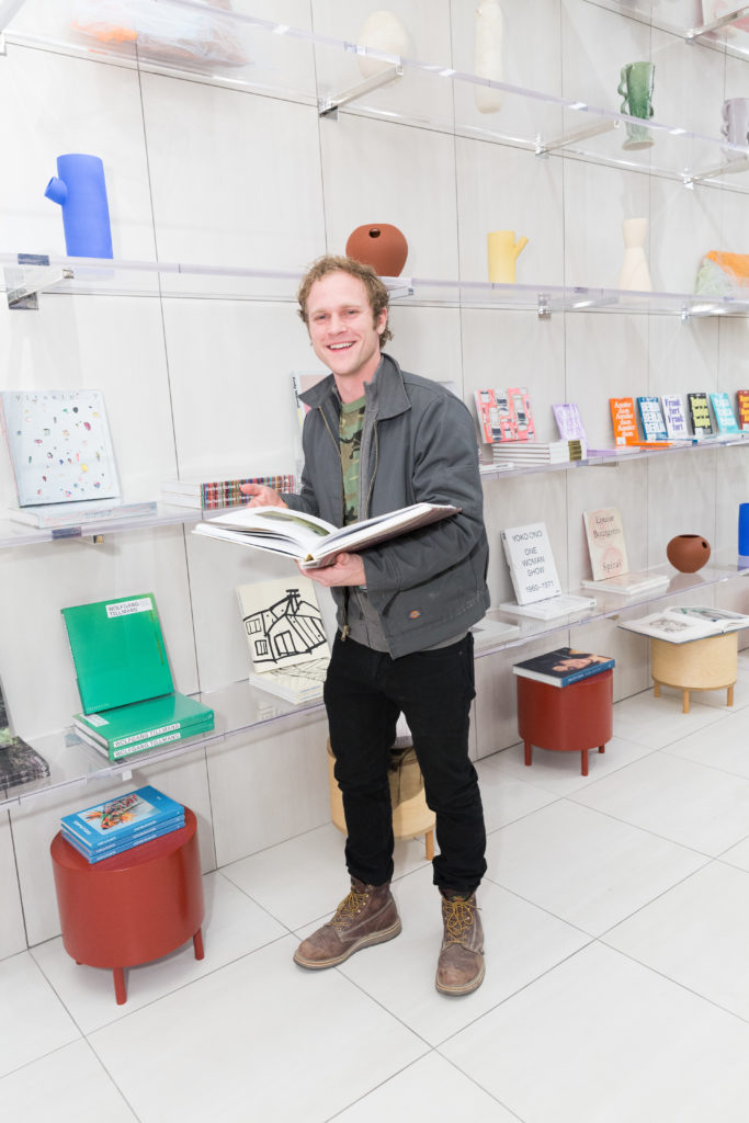 Actor Dietrich Teschner at the Forty Five Ten opening in Manhattan's Hudson Yards. (Photo by Yvonne Tnt/BFA.com)