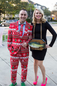 Blake & Jessica Seff at Lawndale’s A Kitschy Evening (Photo by Laura Burlton)