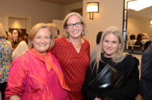 Co-chair Bryn Larsen, Mary Magsamen and Heidi Vaughan (Photo by Roswitha Vogler)