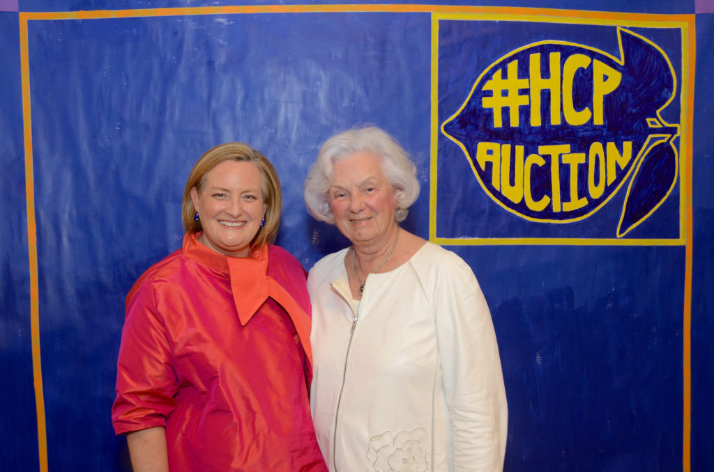 Co-chair Bryn Larsen, Stephanie Larsen at Houston Center for Photography 2019 Print Auction. (Photo by Roswitha Vogler)