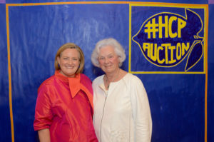 Co-chair Bryn Larsen, Stephanie Larsen at Houston Center for Photography 2019 Print Auction. (Photo by Roswitha Vogler)