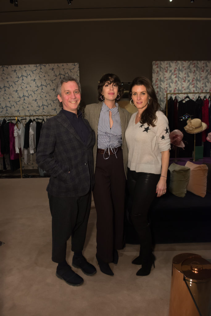 CAMH Curators Dean Daderko and Rebecca Matalon, and gala co-chair Jordan Seff at the Contemporary Arts Museum Houston gala kick-off at The Webster. (Photo by Emile C. Browne)