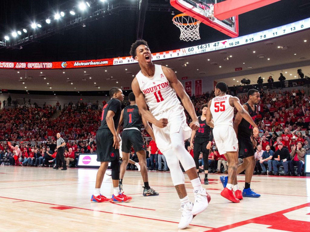 University of Houston Cougars Nate Hinton