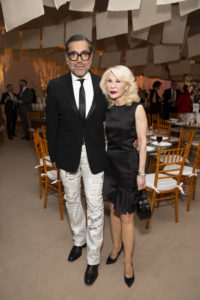 Ceron, Diane Lokey Farb at Studio Menil’s Paper Ball (Photo by Jenny Antill Clifton)