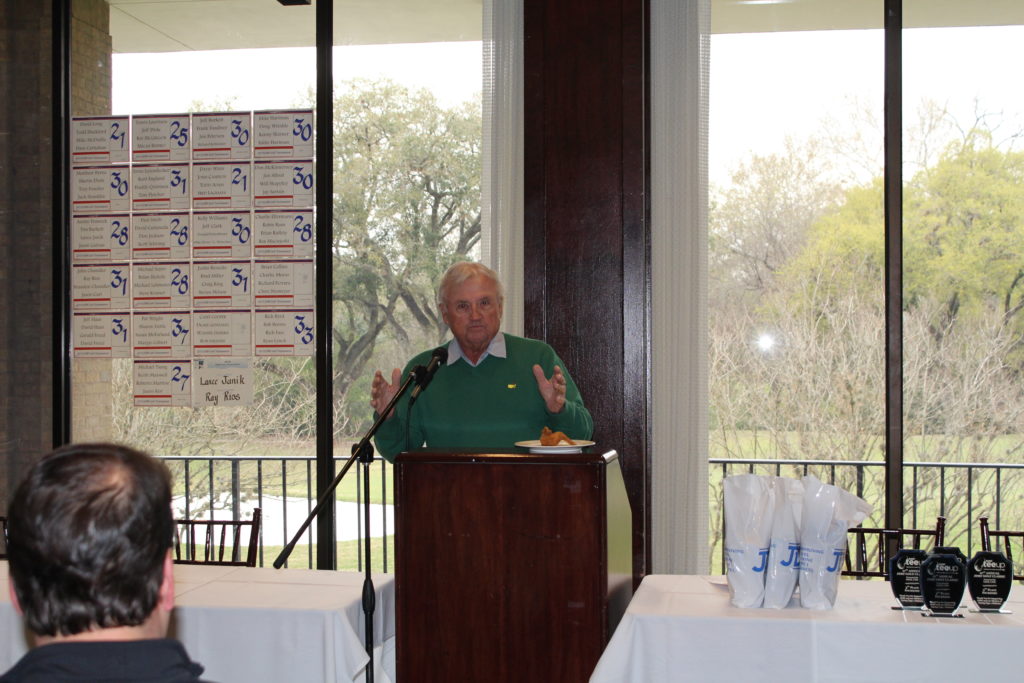 Charlie Epps at the JDRF Tee Up To Cure Diabetes tournament at BraeBurn Country Club (Photo by CJ Martin)
