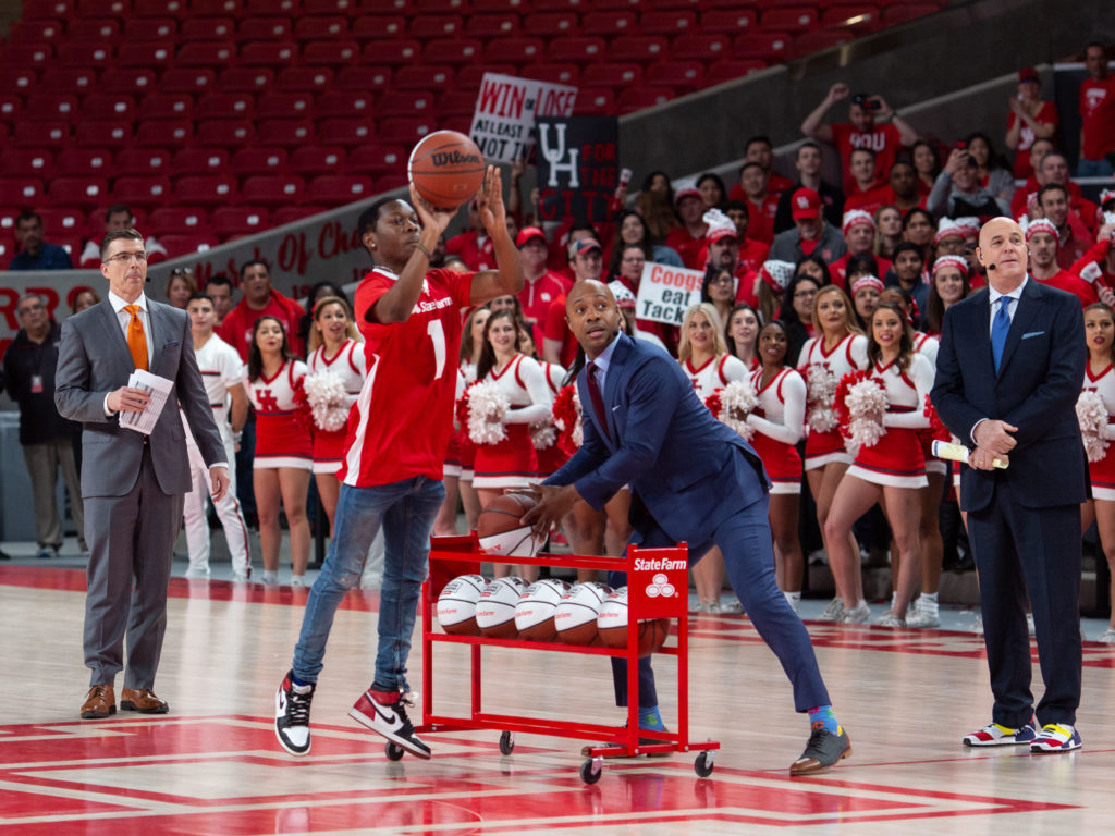 Jay Williams was still more than ready to offering shooting advice during ESPN's College GameDay. (Photo by F. Carter Smith)